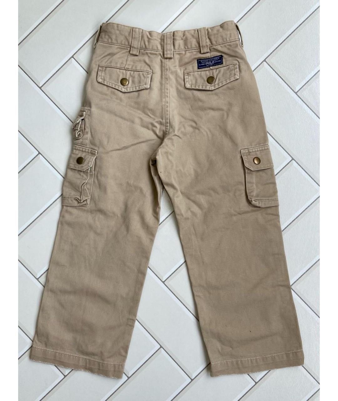 POLO RALPH LAUREN Бежевые деним джинсы, фото 2