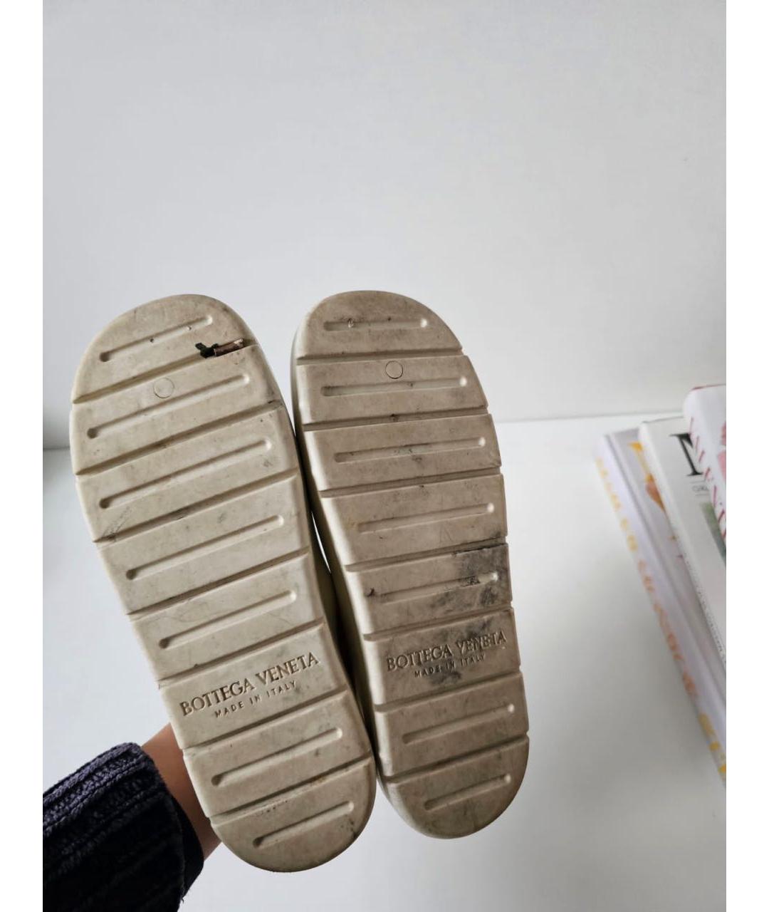 BOTTEGA VENETA Белые мюли, фото 7