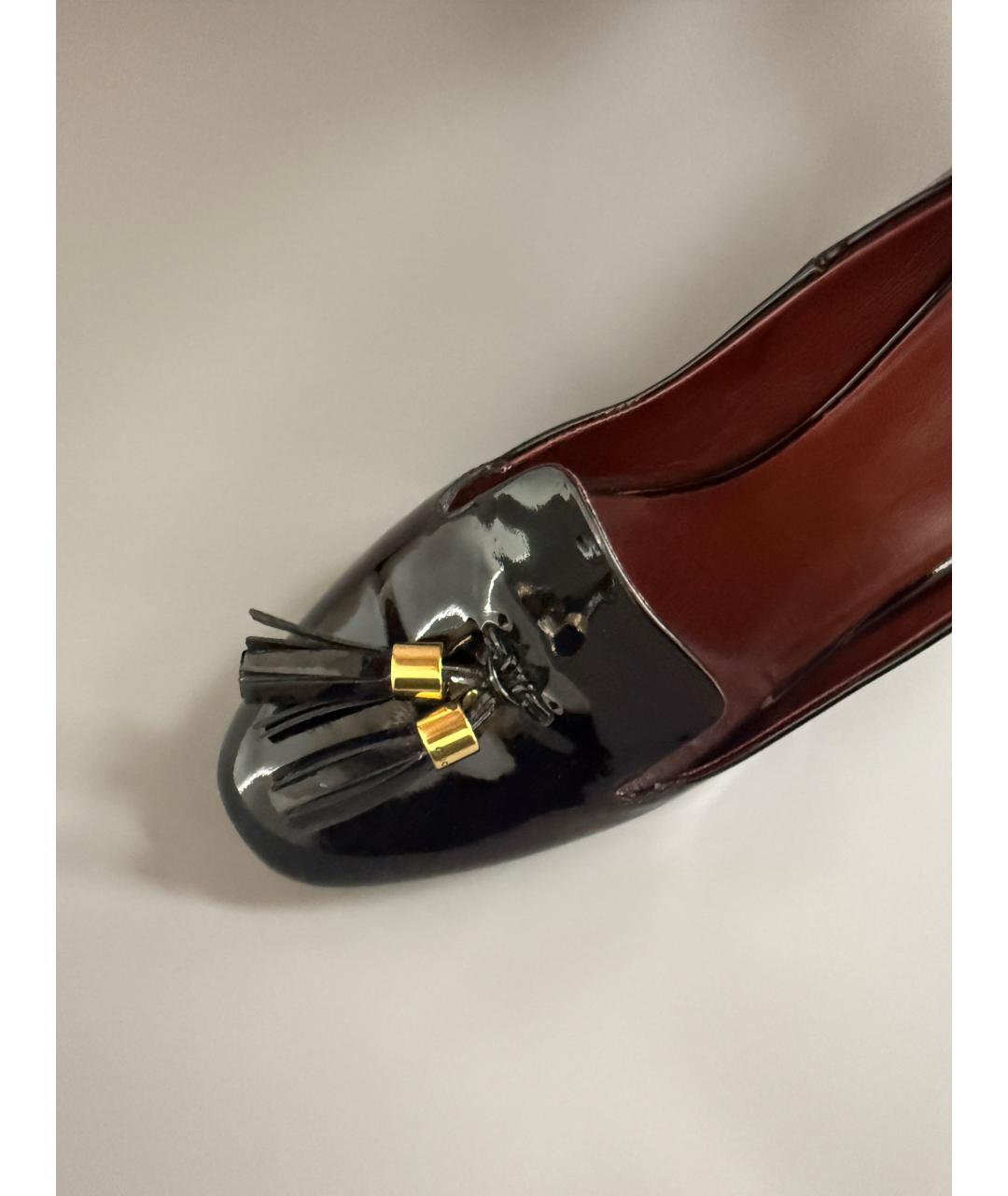 GUCCI Черные туфли из лакированной кожи, фото 8