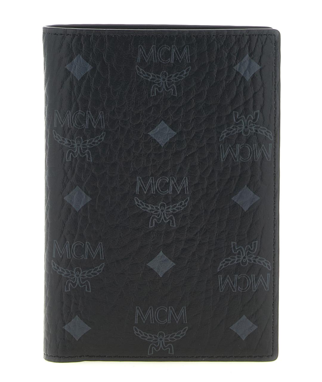 MCM Черный кошелек из искусственной кожи, фото 1