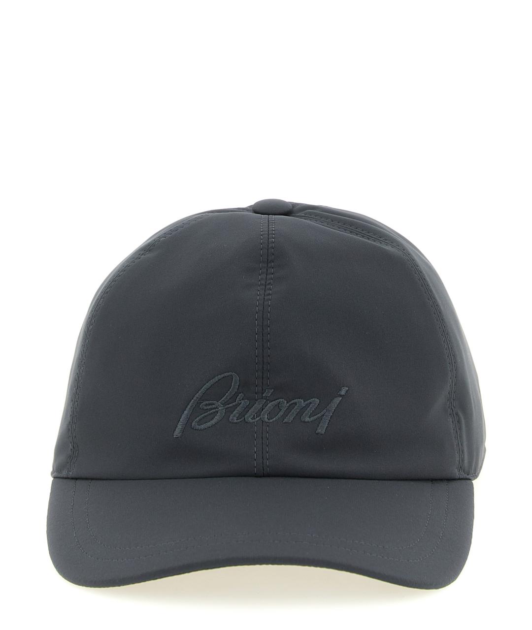BRIONI Синяя синтетическая кепка/бейсболка, фото 1