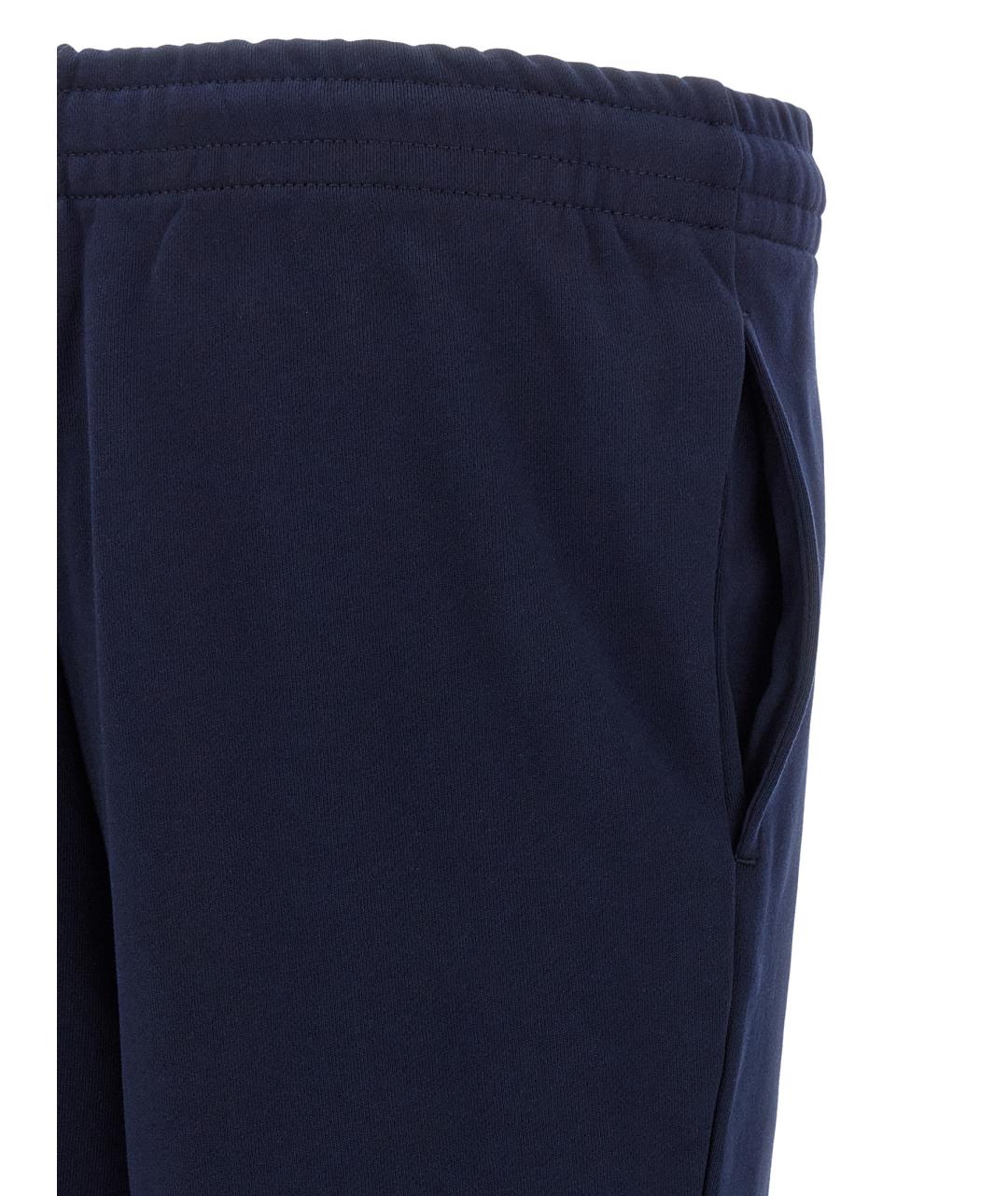 LACOSTE Синие хлопковые повседневные брюки, фото 4