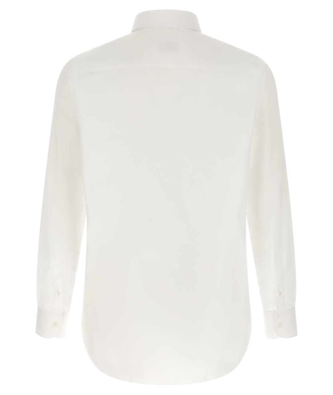 BRIONI Белая хлопковая классическая рубашка, фото 2