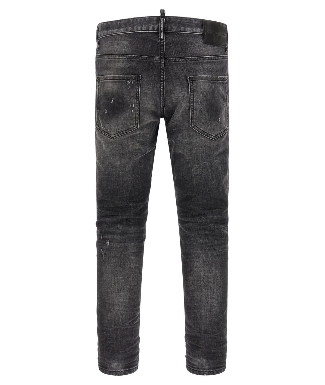 DSQUARED2 Серые хлопковые джинсы скинни, фото 2