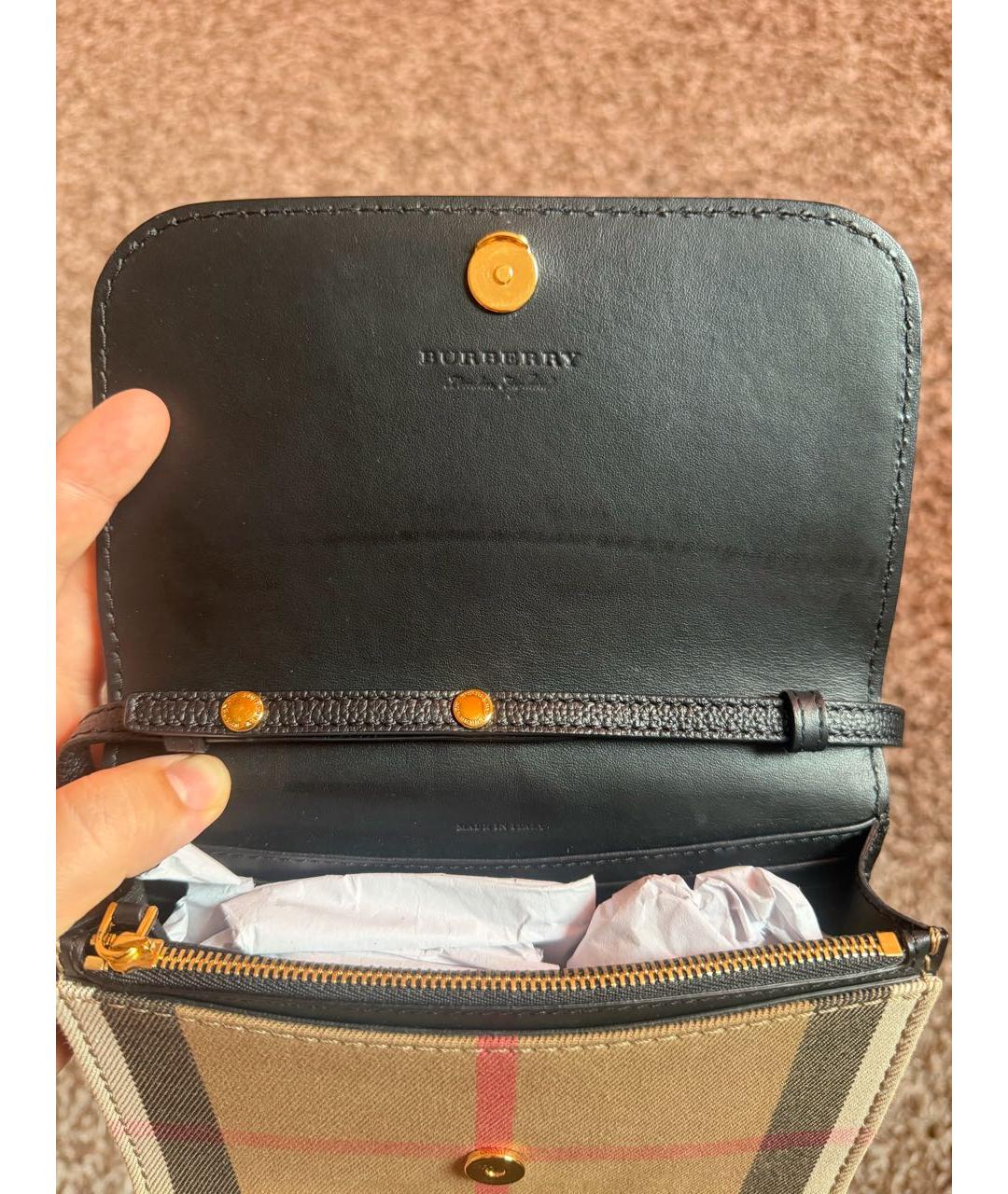 BURBERRY Черная сумка через плечо, фото 8