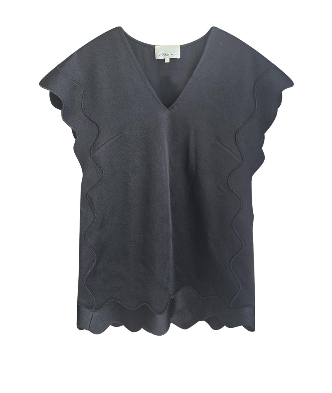 3.1 PHILLIP LIM Черная блузы, фото 1
