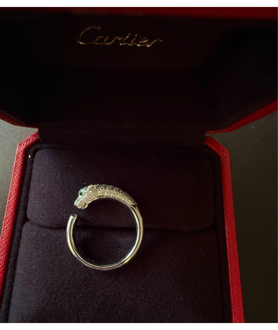 CARTIER Белое кольцо из белого золота, фото 4