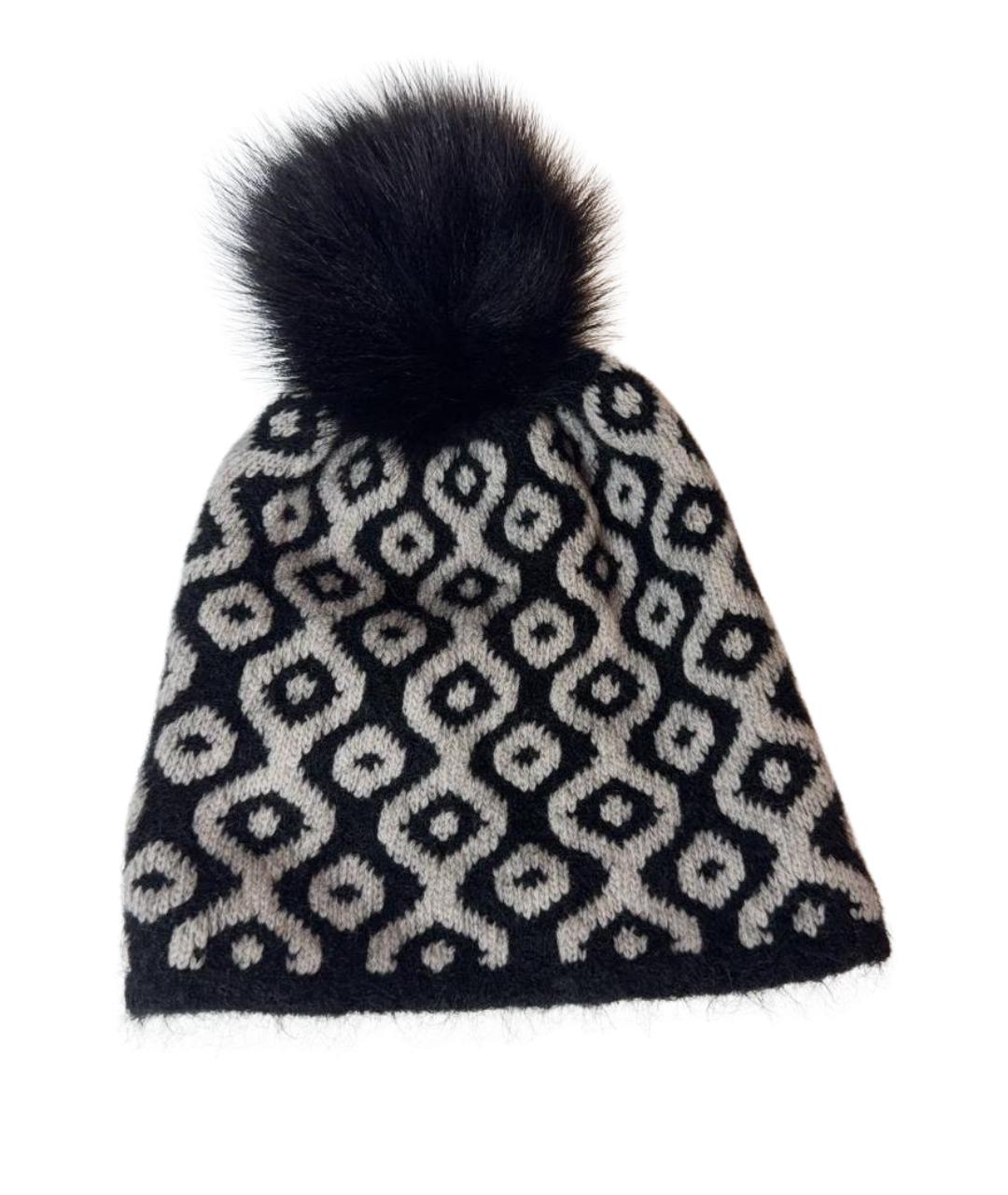 MAX MARA Черная шерстяная шапка, фото 1