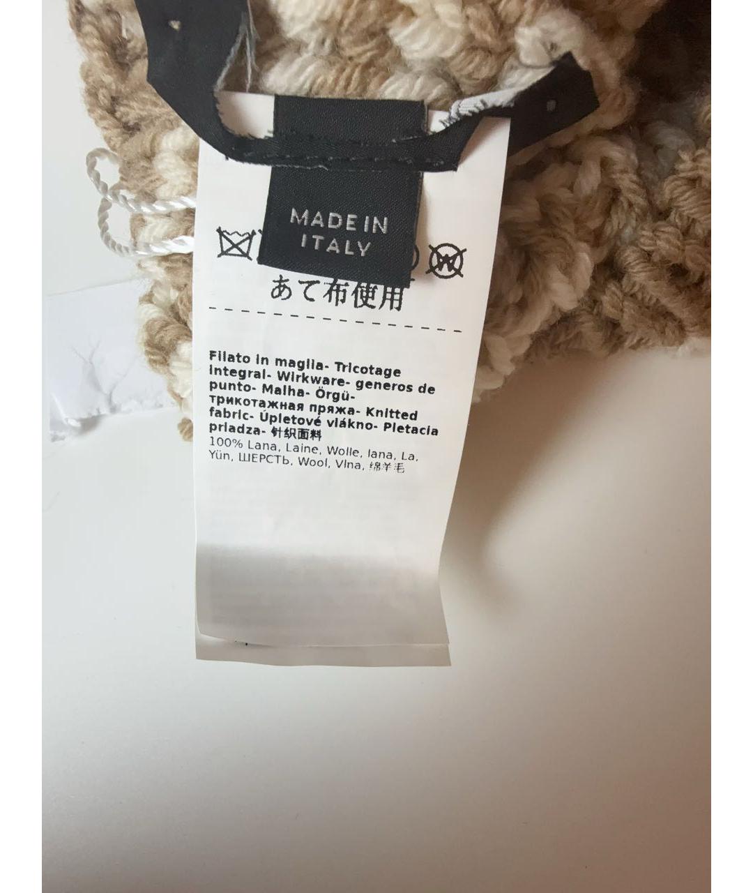 MAX MARA Бежевая шерстяная шапка, фото 4