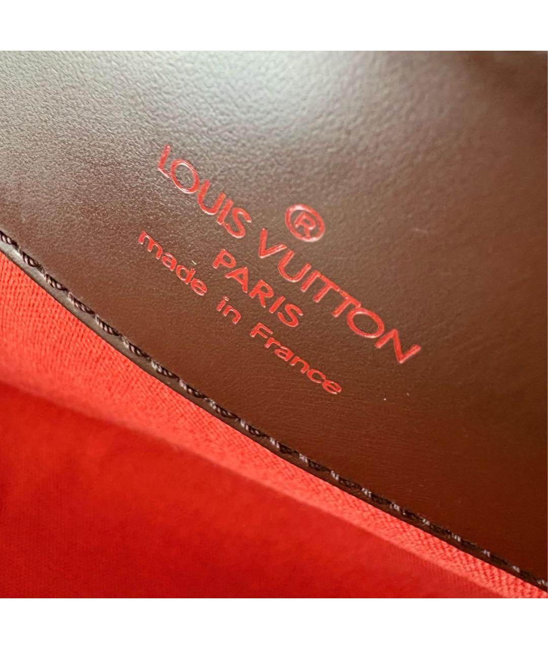 LOUIS VUITTON Коричневая сумка через плечо из канвы, фото 5