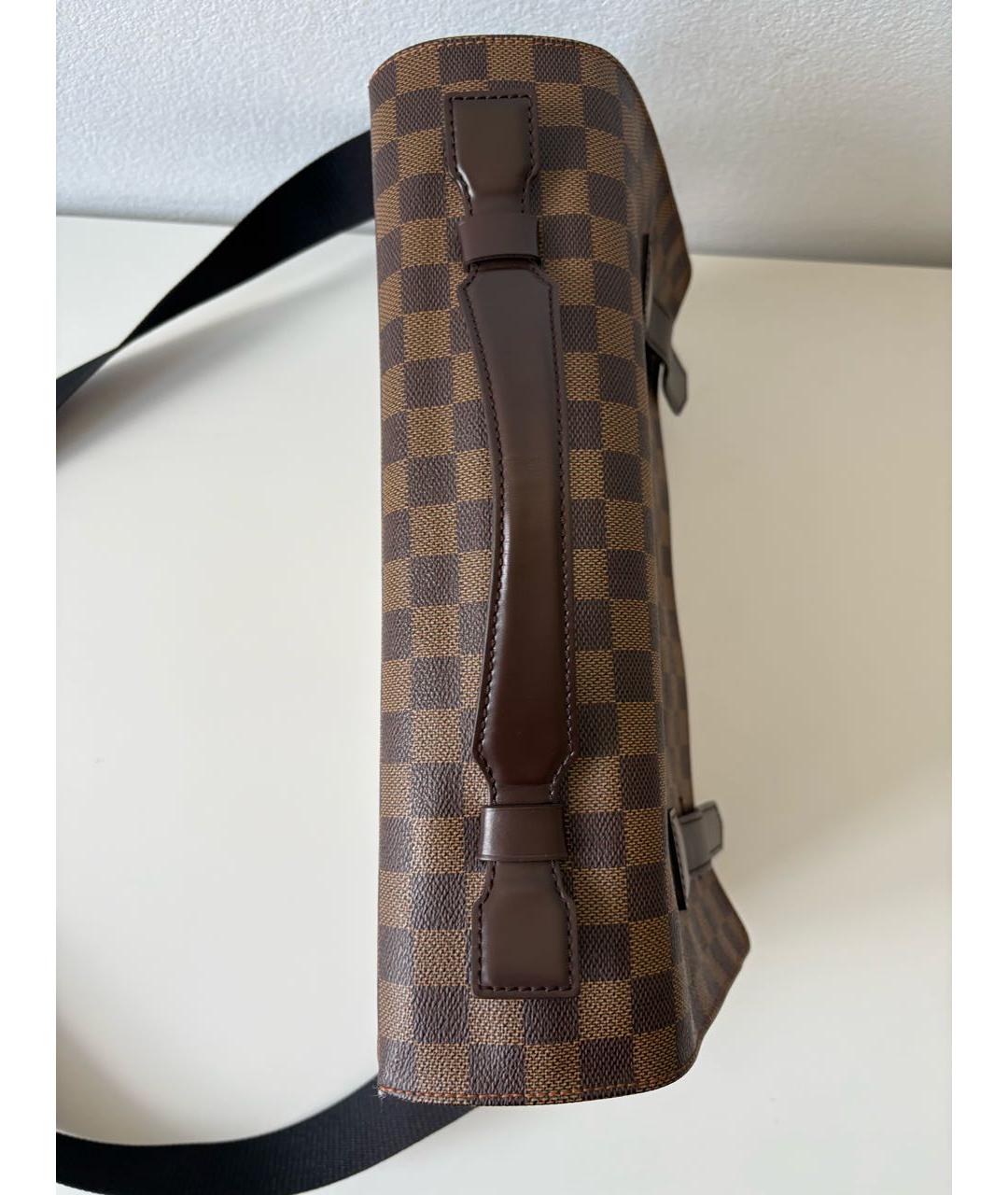 LOUIS VUITTON Коричневая сумка через плечо из канвы, фото 7