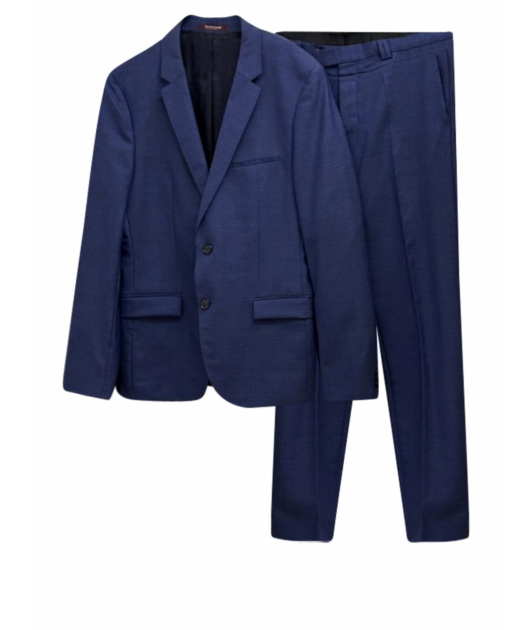 HUGO BOSS Синий классический костюм, фото 1