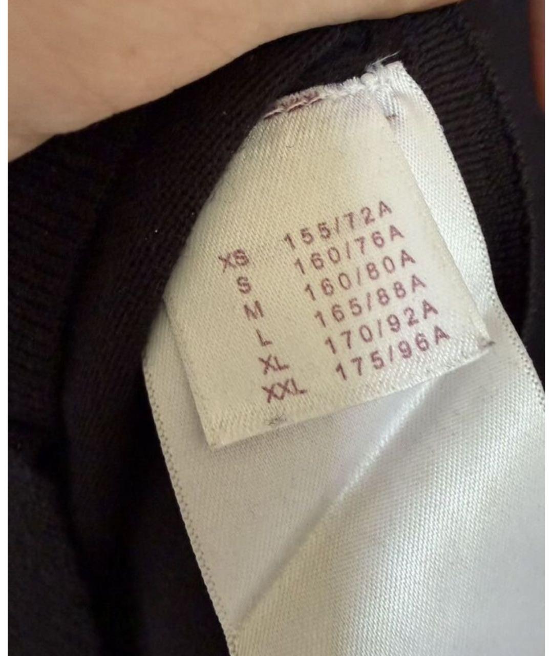 LOUIS VUITTON Черный шерстяной джемпер / свитер, фото 6