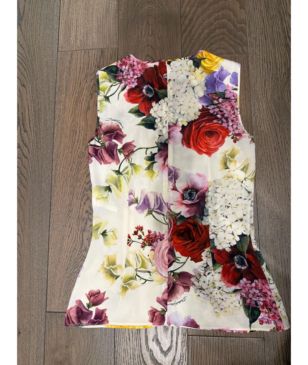 DOLCE&GABBANA Мульти шелковая блузы, фото 2