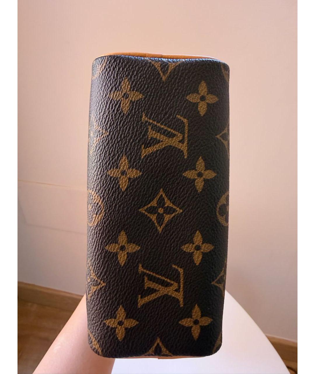 LOUIS VUITTON Коричневая сумка через плечо из канвы, фото 3