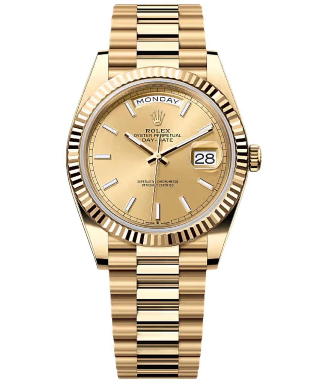 ROLEX Золотые часы из желтого золота, фото 1