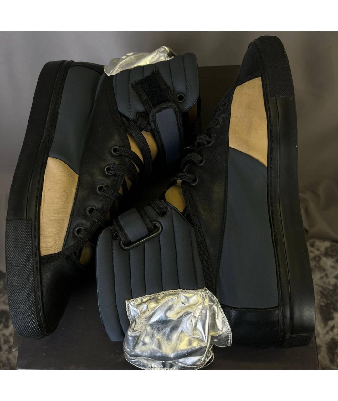 RAF SIMONS Оранжевые высокие кроссовки / кеды, фото 3