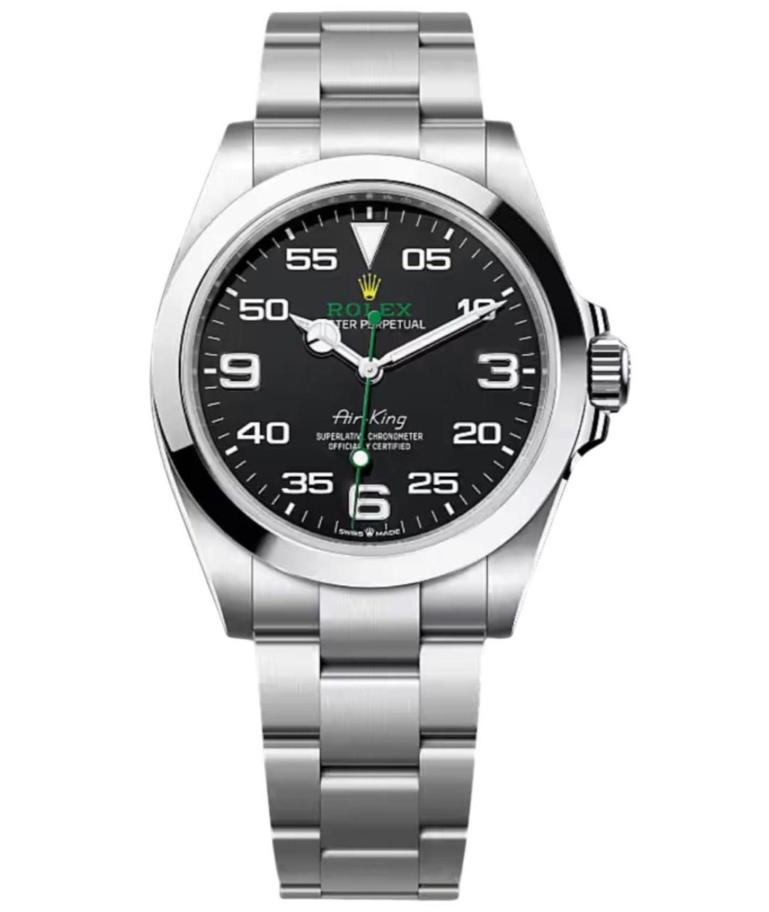 ROLEX Черные часы, фото 1