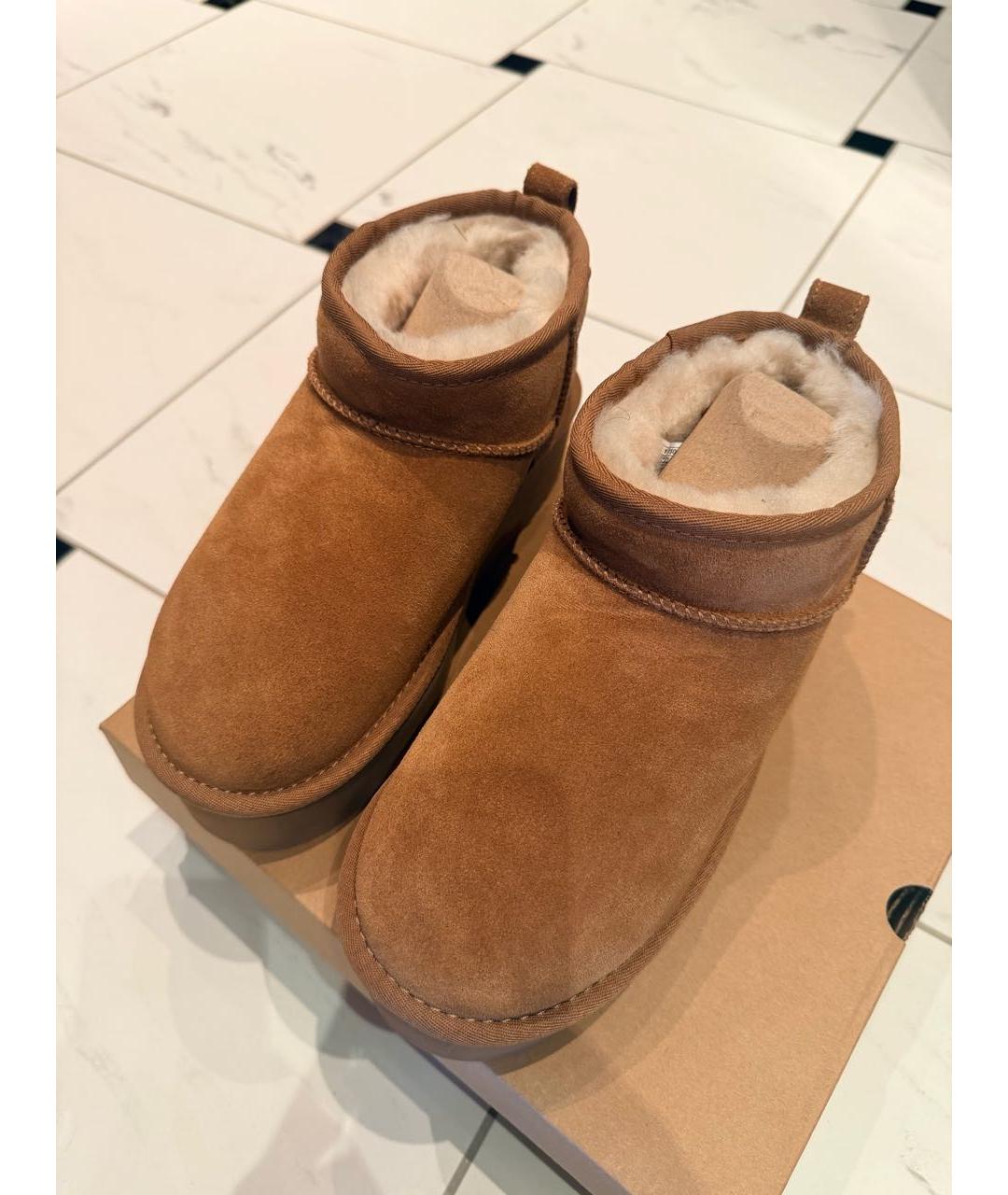 UGG Коричневые полусапоги, фото 2