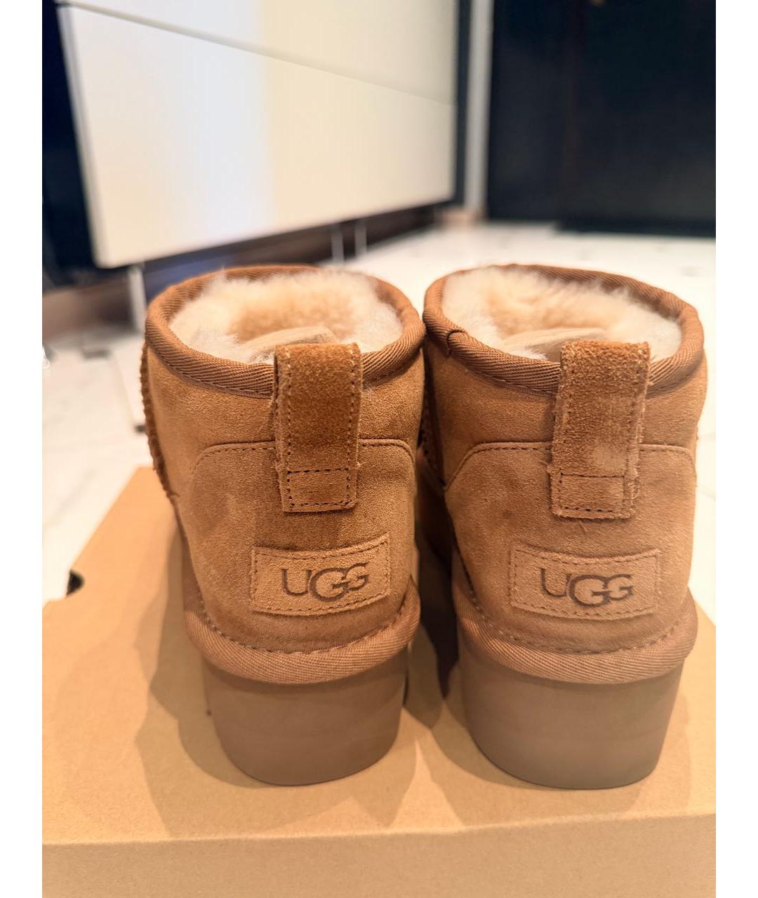 UGG Коричневые полусапоги, фото 4