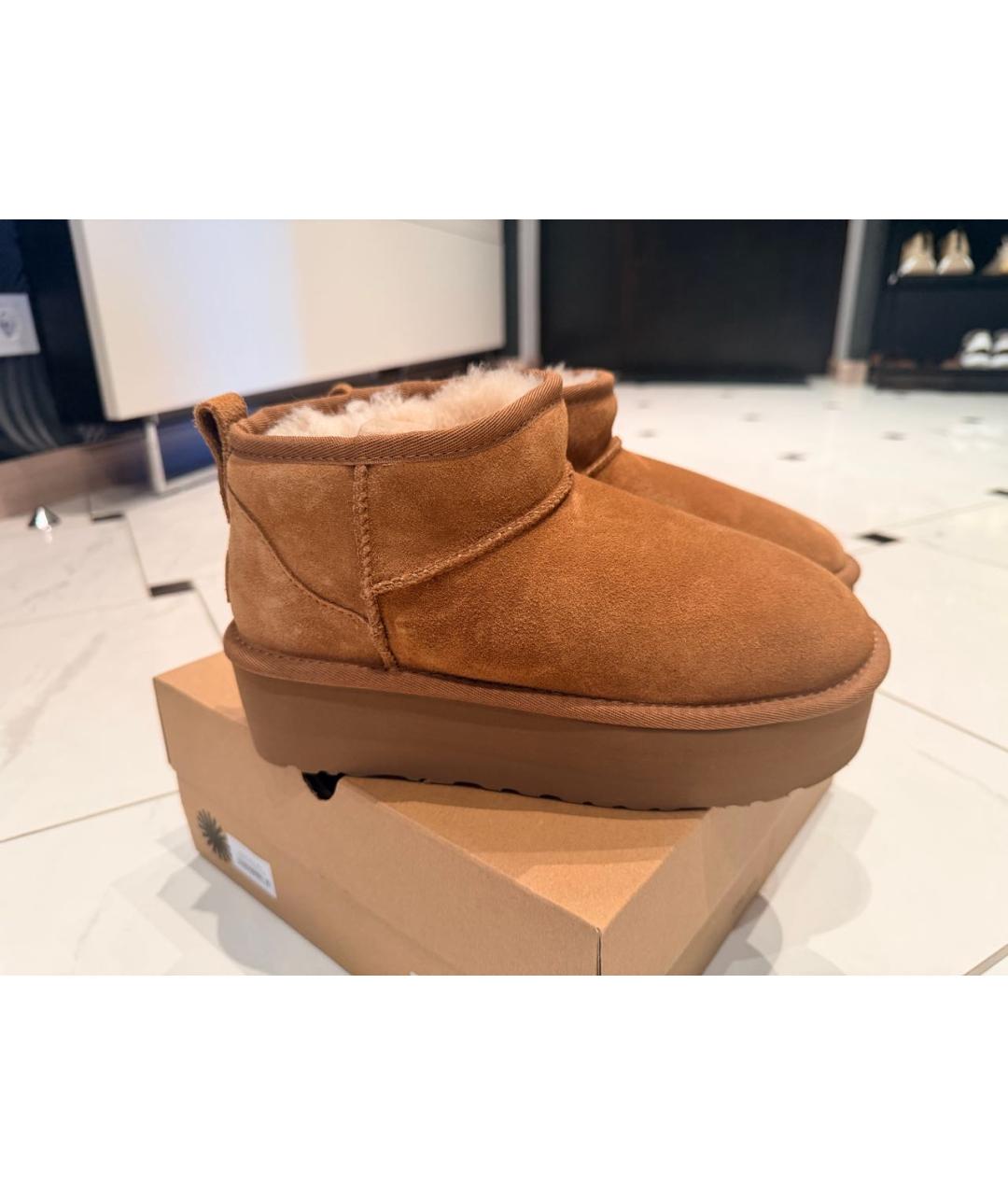 UGG Коричневые полусапоги, фото 5