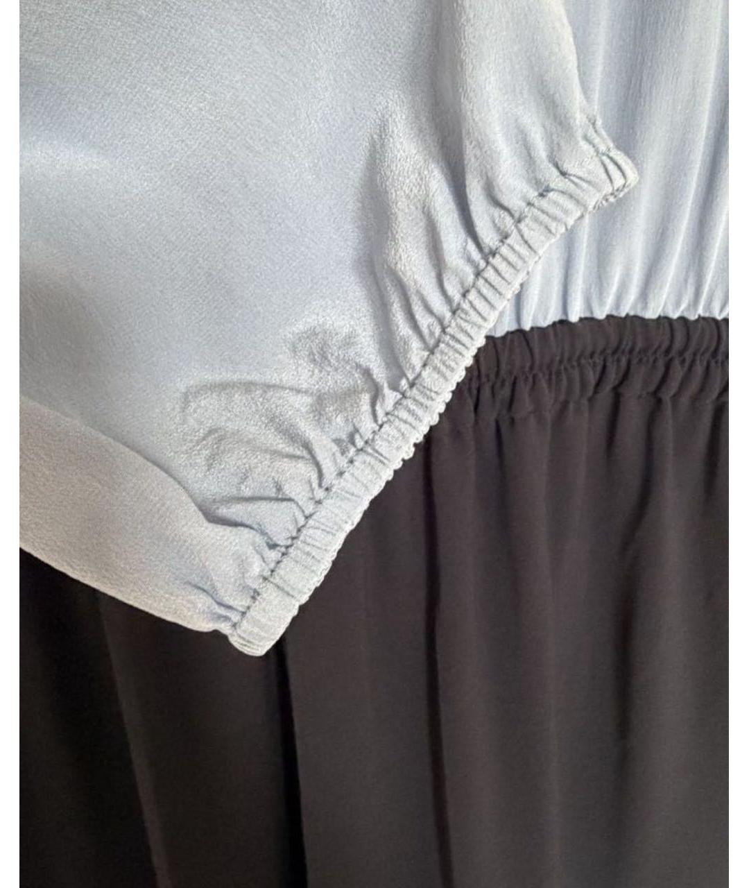 MAX MARA Голубой шелковый комбинезон, фото 4