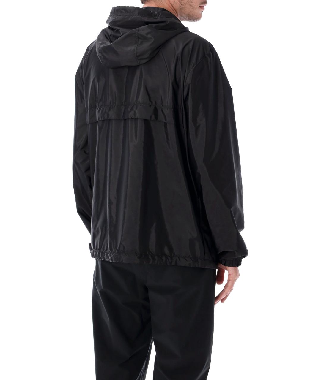 MONCLER Черная полиамидовая куртка, фото 2