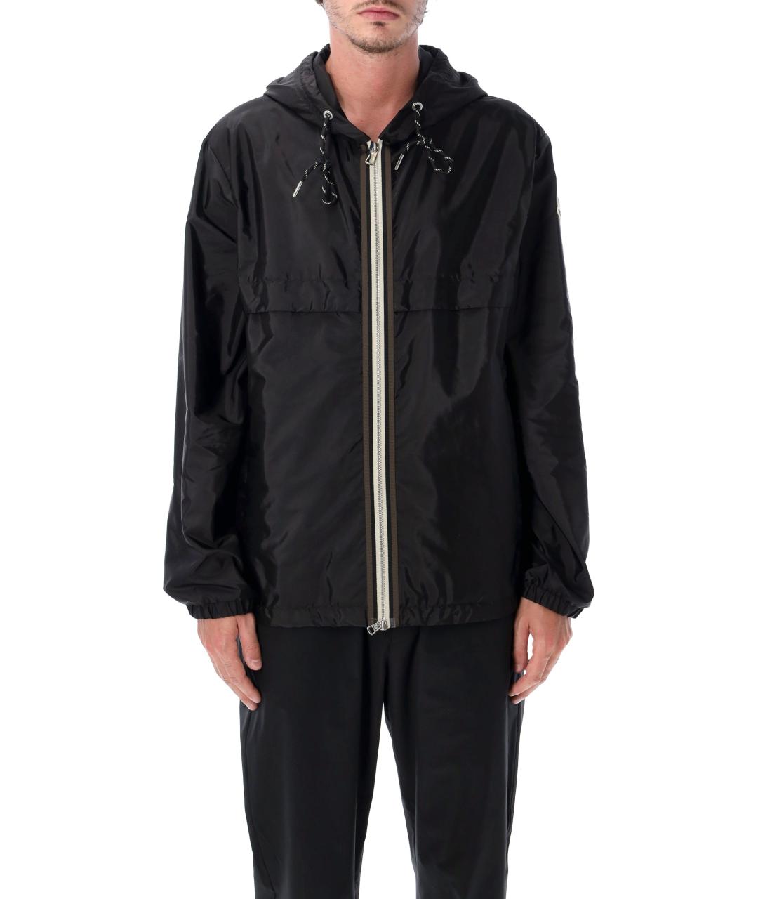 MONCLER Черная полиамидовая куртка, фото 1
