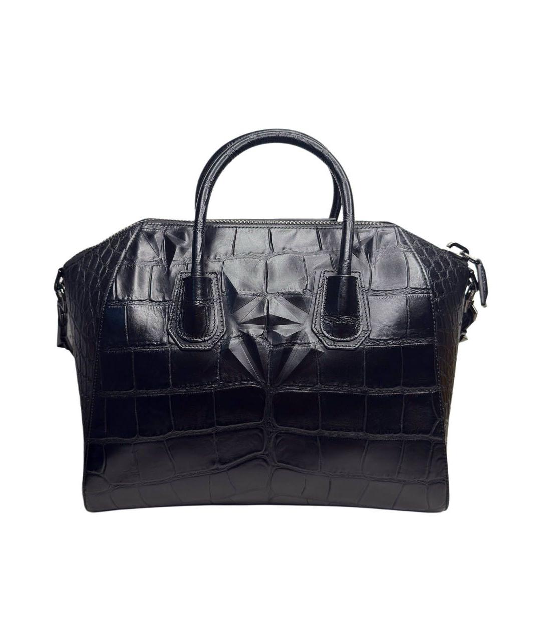 GIVENCHY Черная кожаная сумка через плечо, фото 4