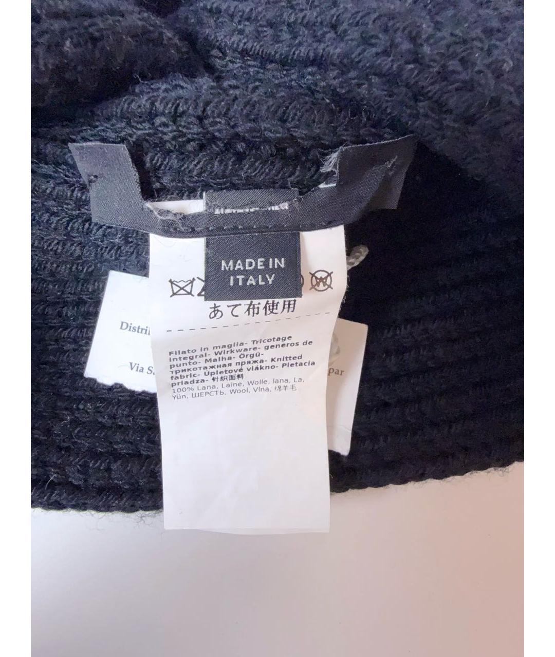 WEEKEND MAX MARA Черная шерстяная повязка на голову, фото 7