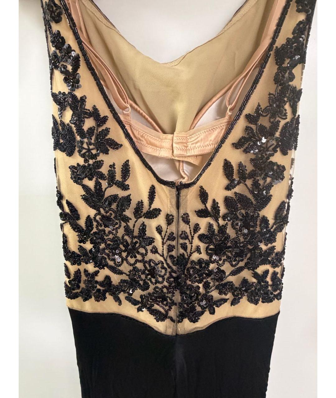 ZUHAIR MURAD Черное шелковое вечернее платье, фото 3