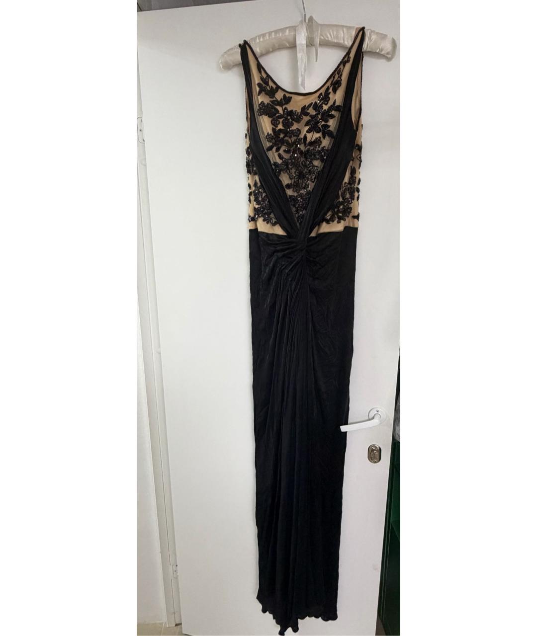 ZUHAIR MURAD Черное шелковое вечернее платье, фото 6