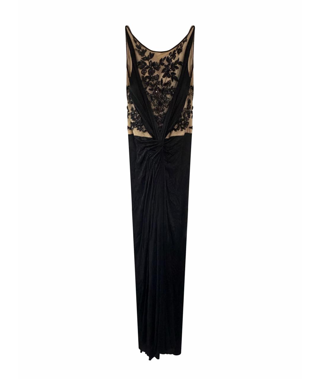 ZUHAIR MURAD Черное шелковое вечернее платье, фото 1