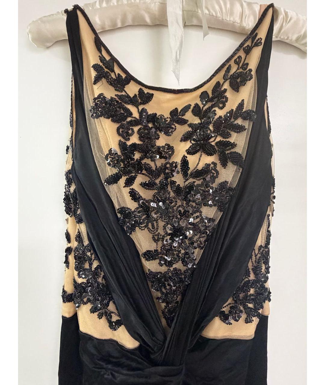 ZUHAIR MURAD Черное шелковое вечернее платье, фото 2