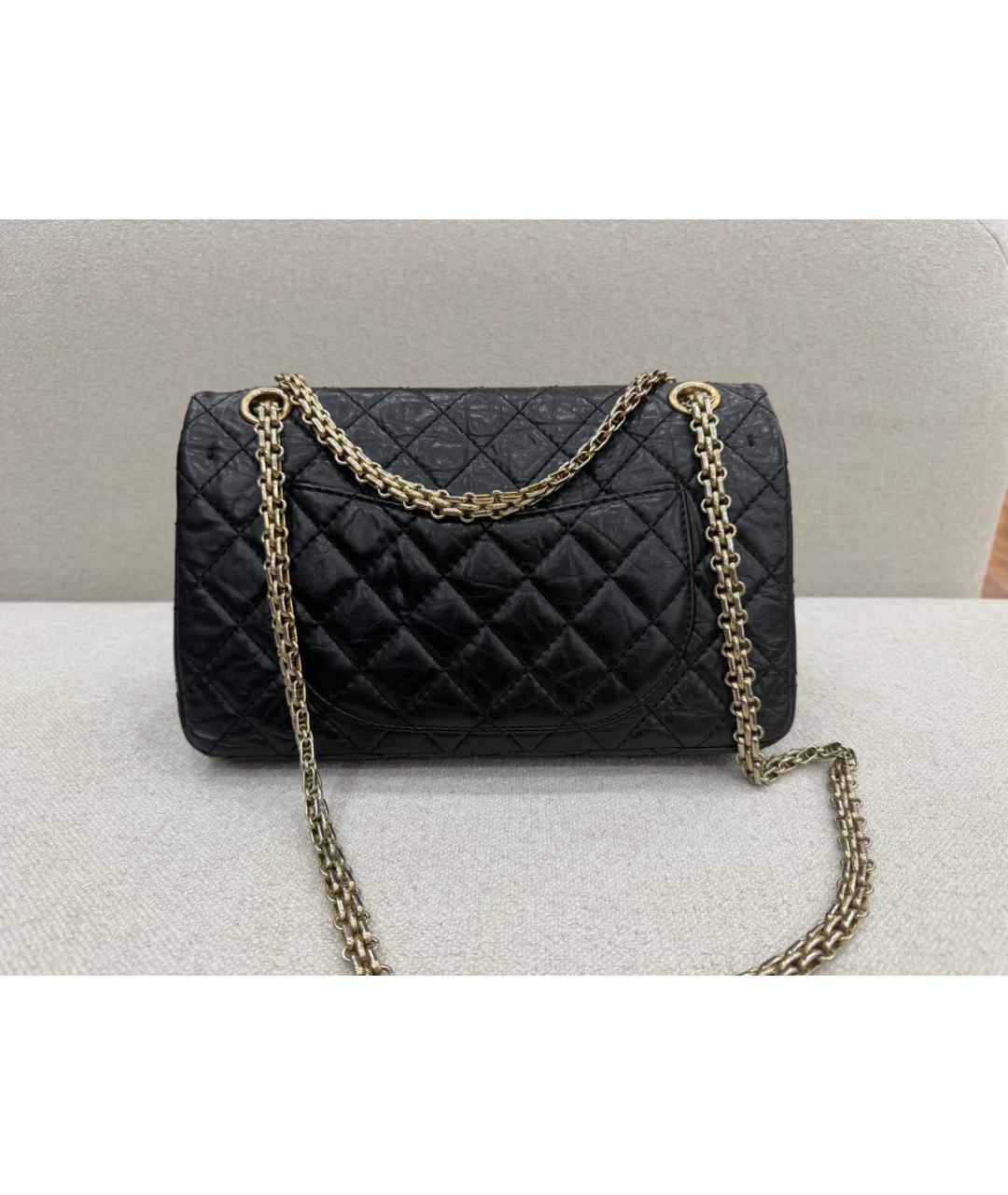 CHANEL Черная кожаная сумка через плечо, фото 3