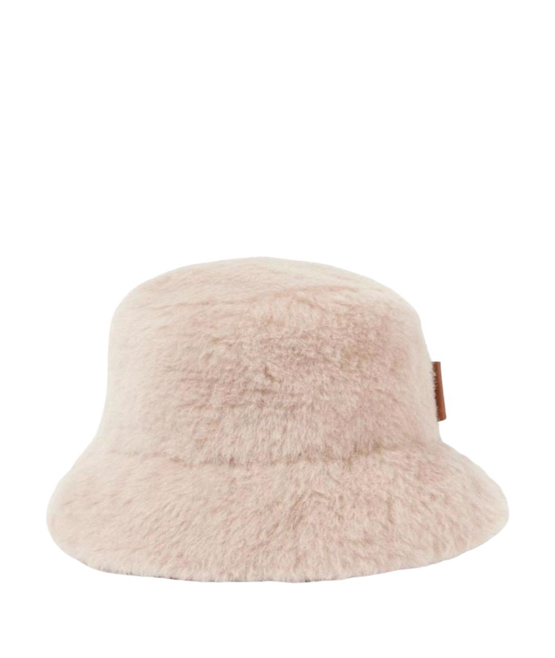 MAX MARA Розовая шерстяная шляпа, фото 1