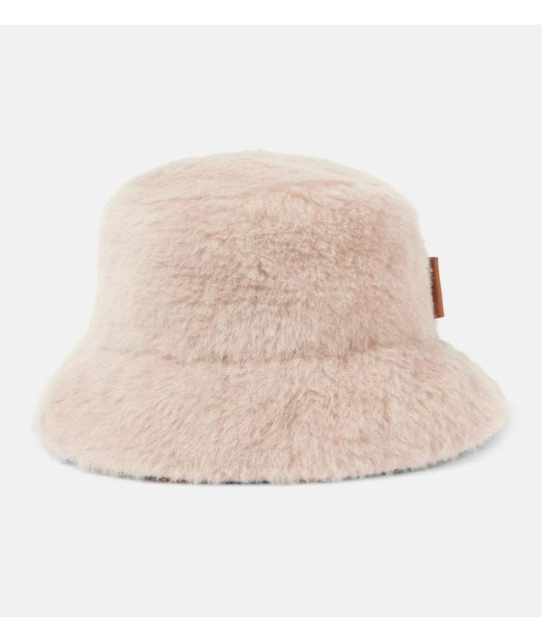 MAX MARA Розовая шерстяная шляпа, фото 8