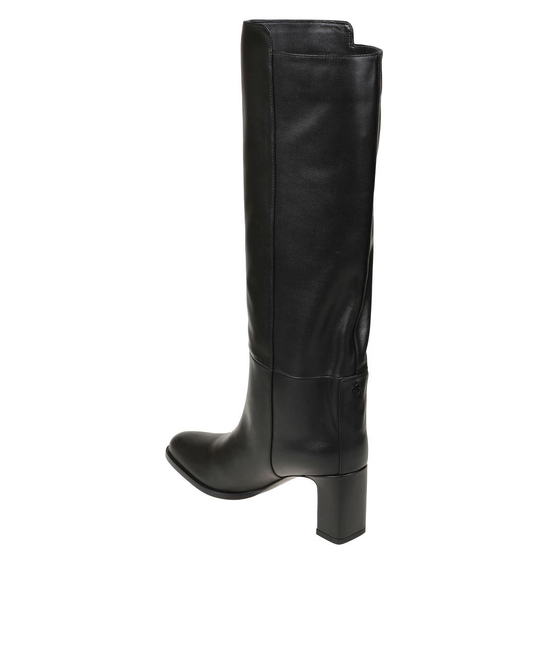JIMMY CHOO Черные кожаные сапоги, фото 3