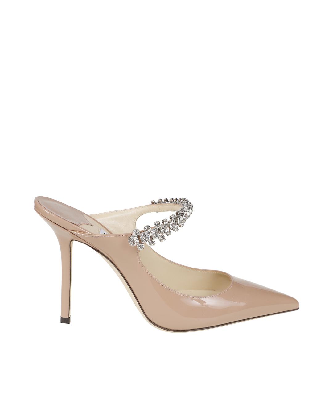 JIMMY CHOO Розовые кожаные туфли, фото 1