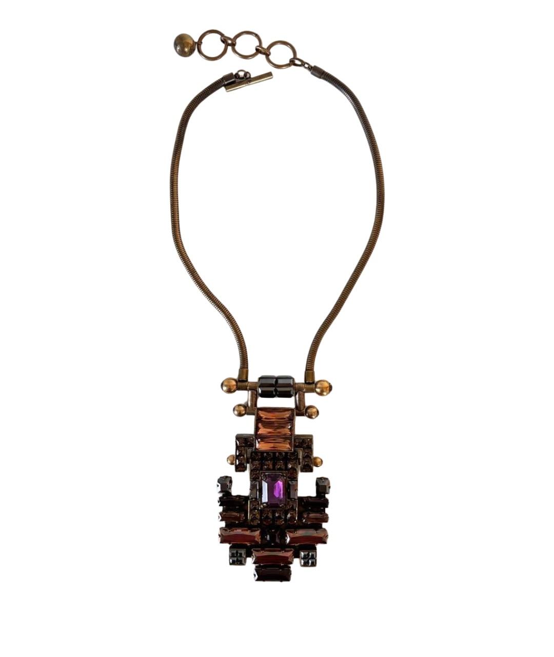 LANVIN Мульти латунное колье, фото 1