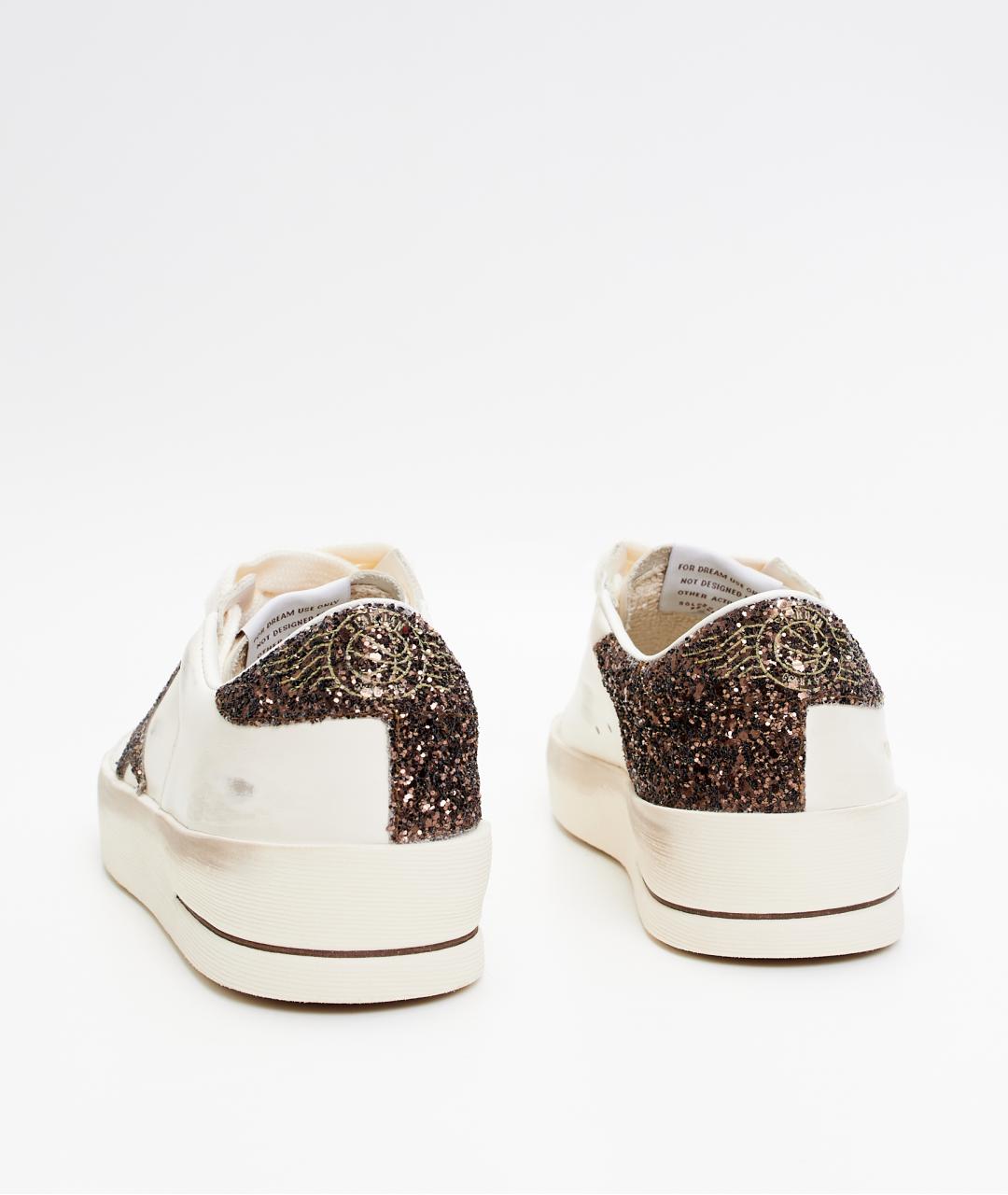 GOLDEN GOOSE Белые кожаные кеды, фото 5