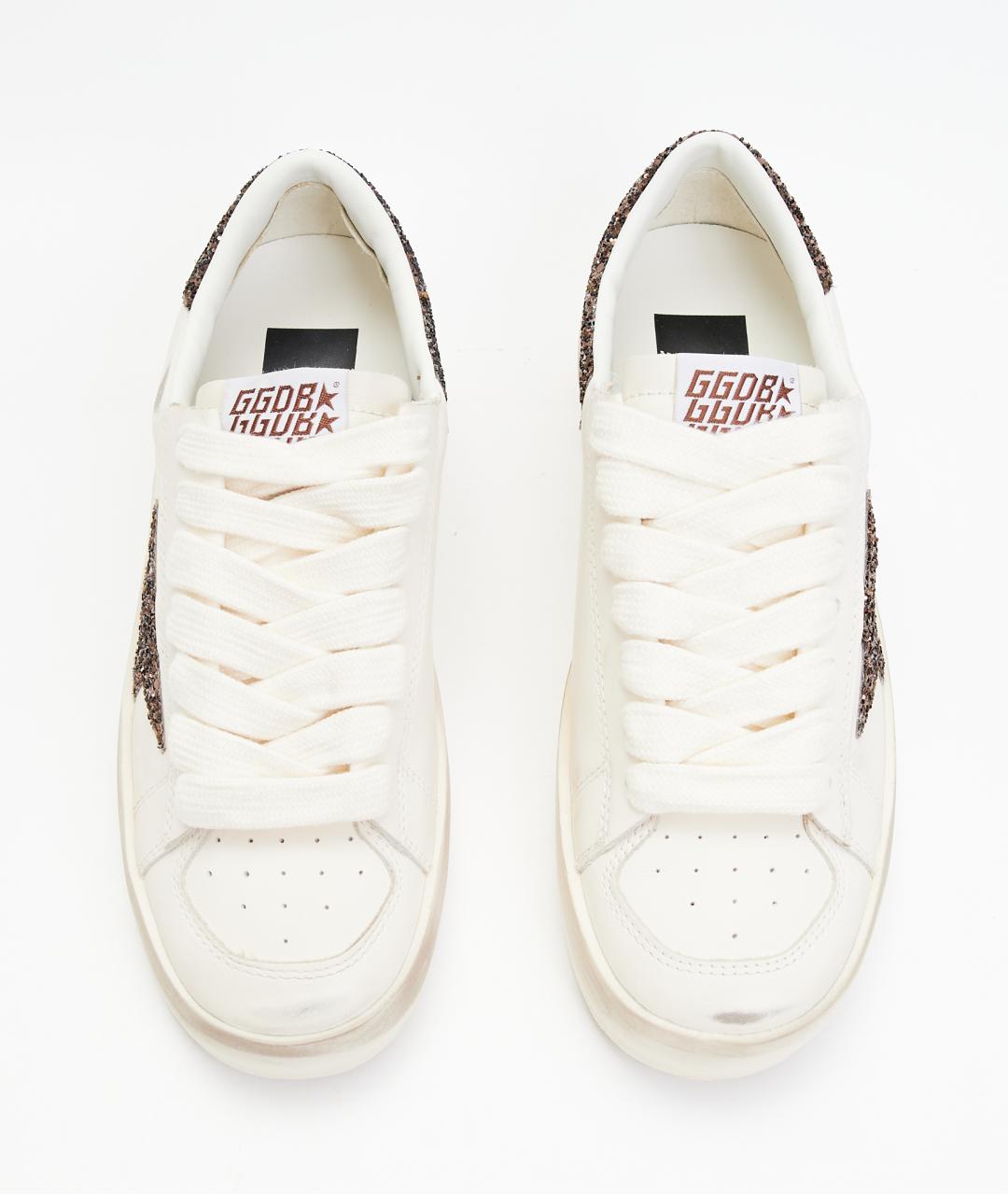 GOLDEN GOOSE Белые кожаные кеды, фото 4