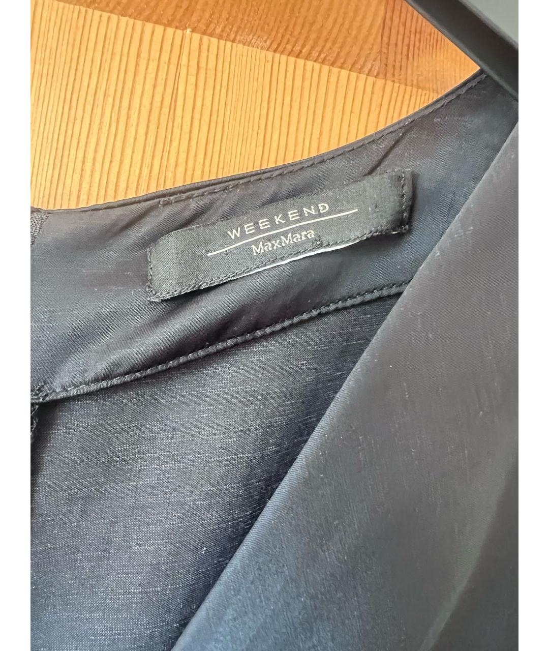 WEEKEND MAX MARA Черное повседневное платье, фото 3
