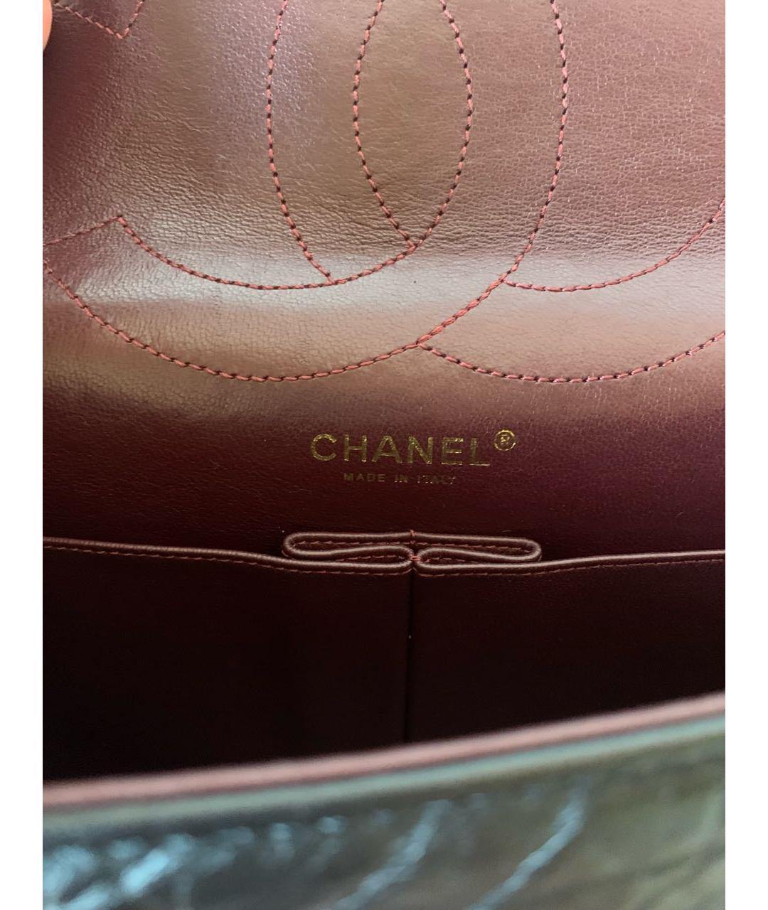 CHANEL Черная кожаная сумка через плечо, фото 8