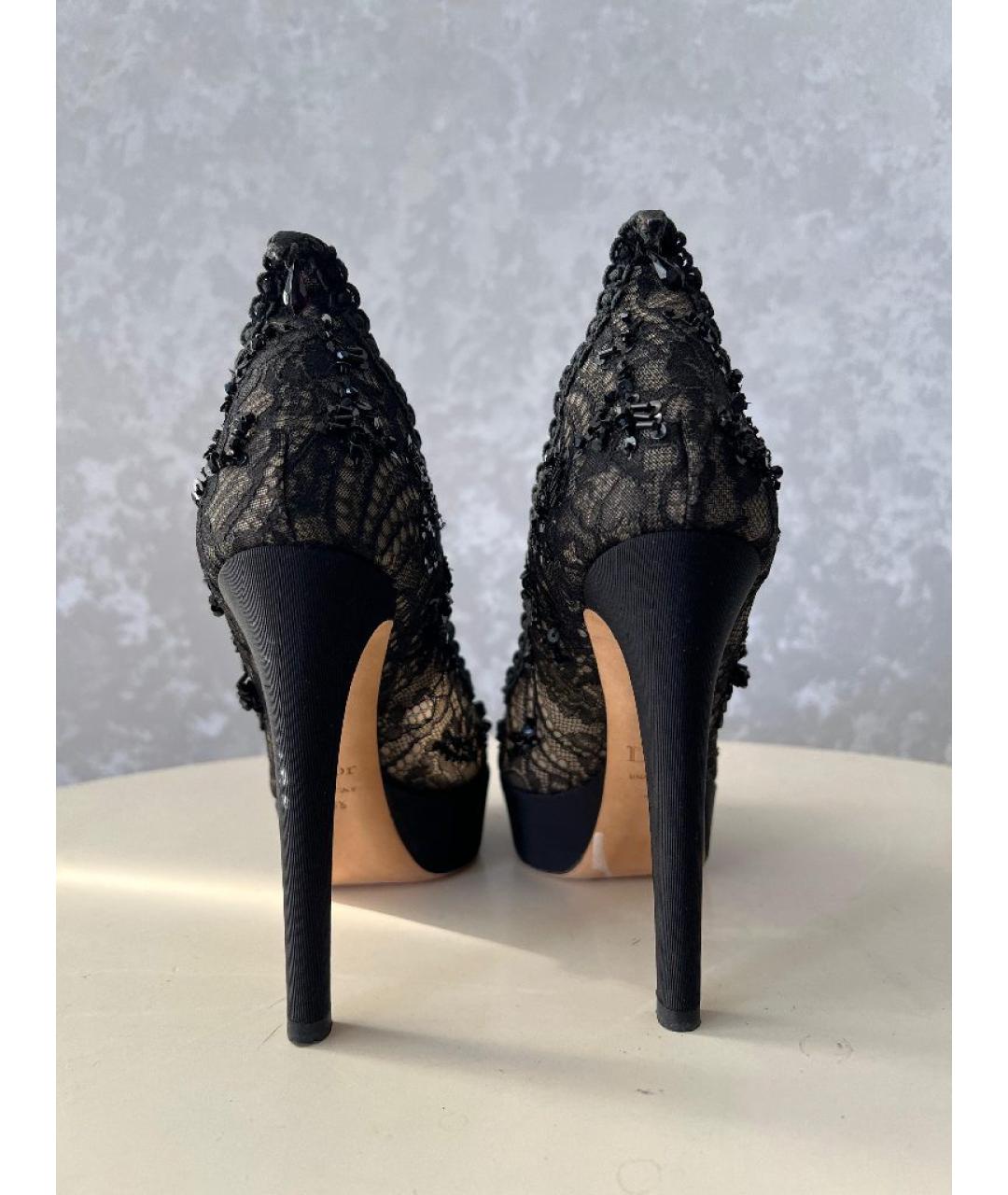 CHRISTIAN DIOR Черные босоножки, фото 4