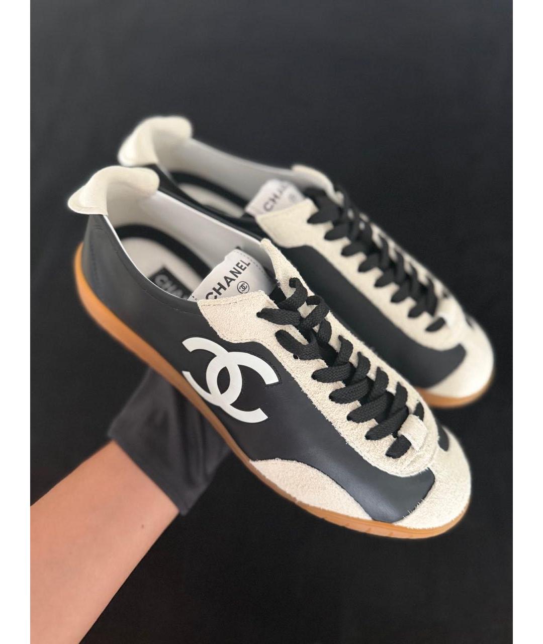 CHANEL Черные кеды, фото 2