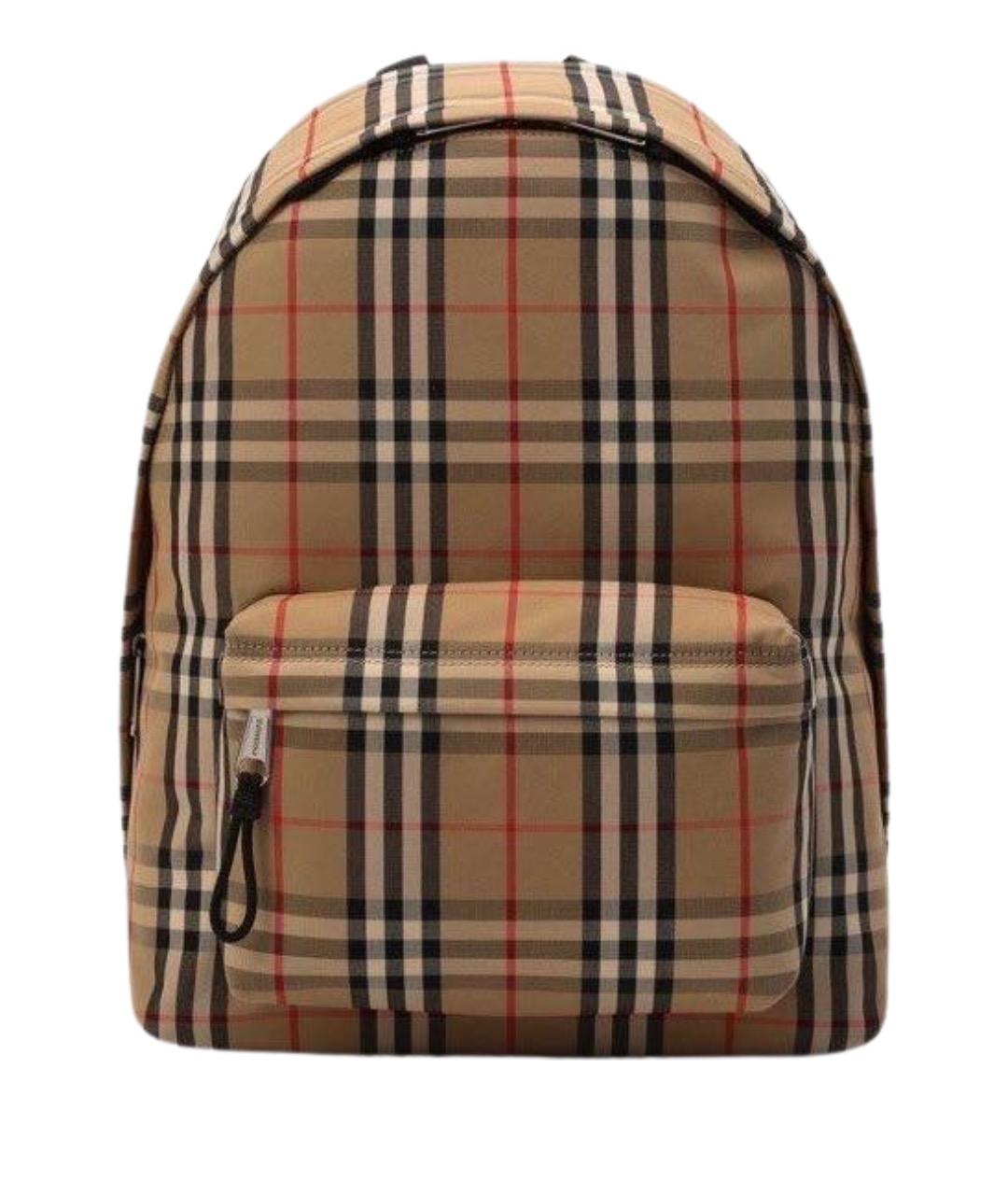 BURBERRY Бежевый нейлоновый рюкзак, фото 1