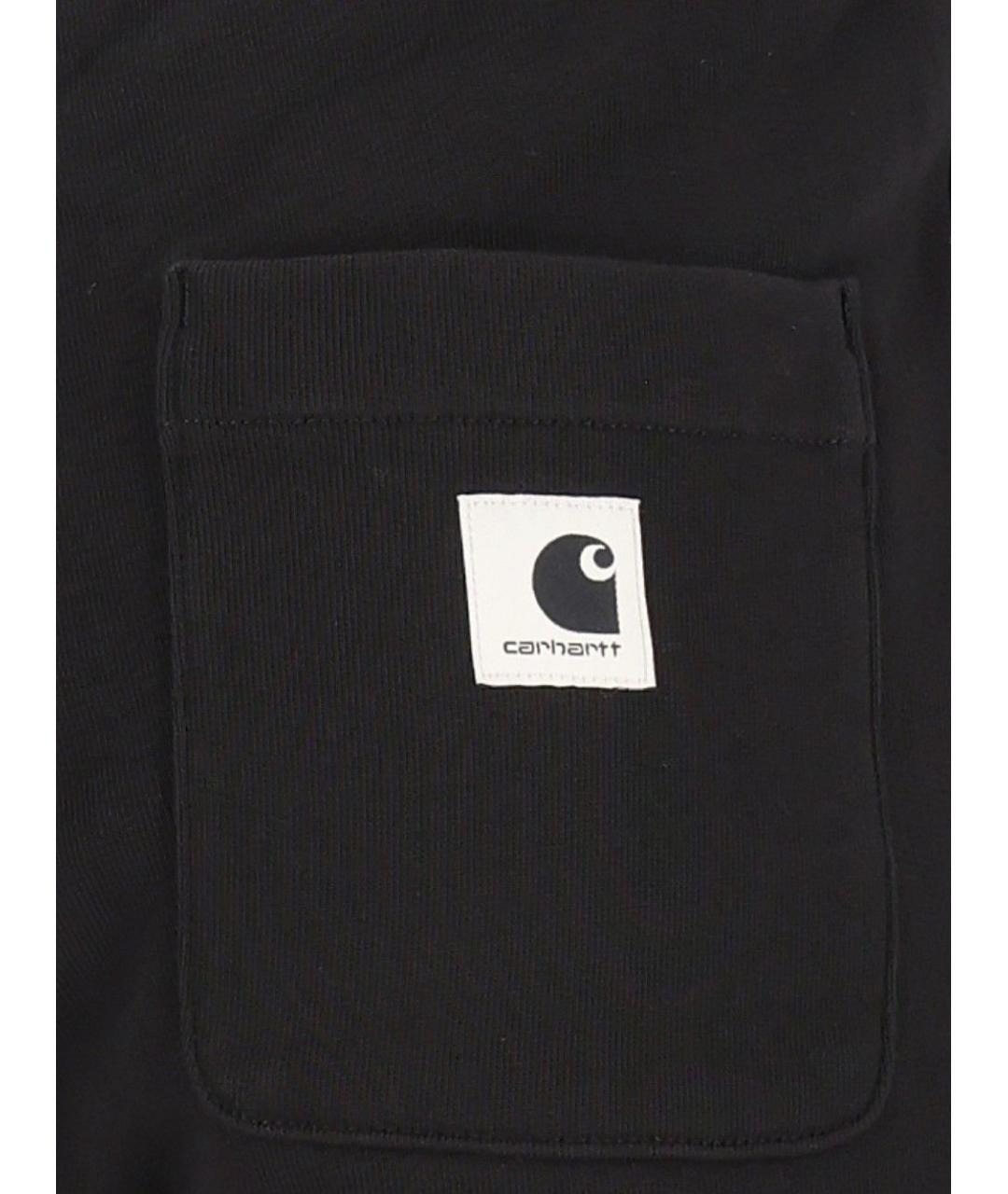 CARHARTT WIP Черные хлопковые спортивные брюки и шорты, фото 5