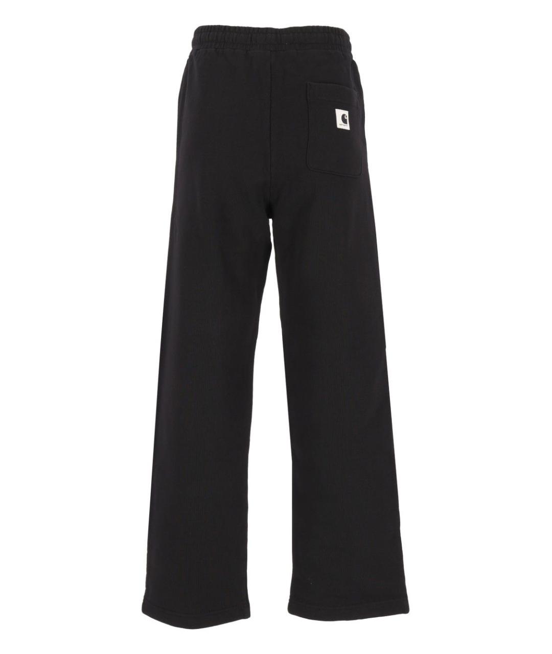 CARHARTT WIP Черные хлопковые спортивные брюки и шорты, фото 2