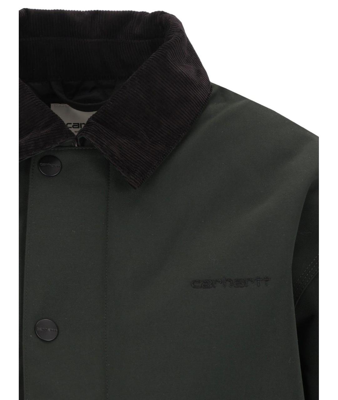 CARHARTT WIP Зеленая полиэстеровая куртка, фото 4